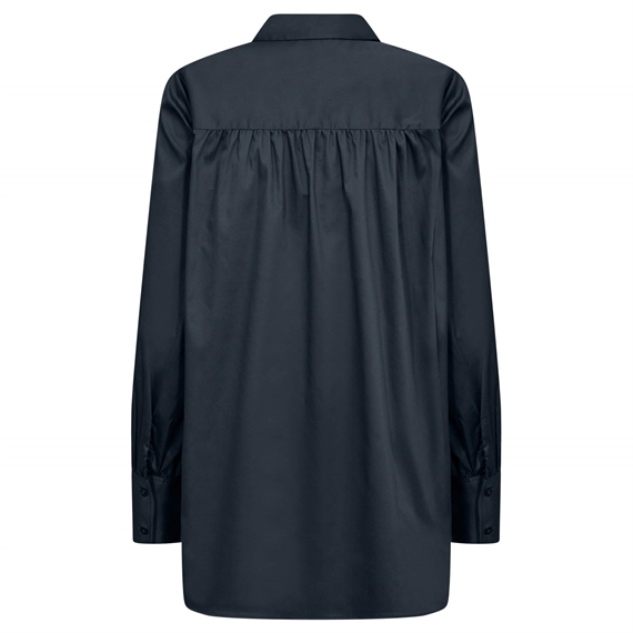 Levete Room LR-ISLA SOLID 114 Skjorte, Dark Navy